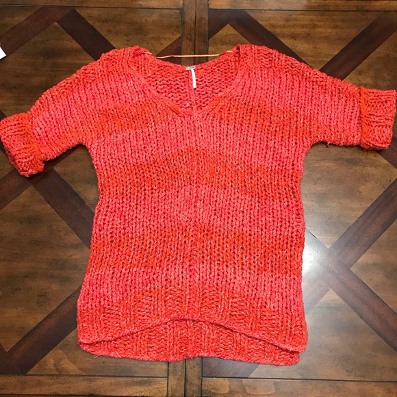 Free People V Neck Knitted Sweater - Picture 4 of 10